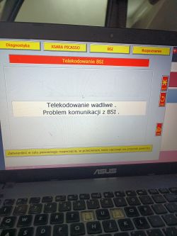 Citroen Xsara Picasso '05 1.6 HDI - brak odpalania i komunikacji BSI-ECU