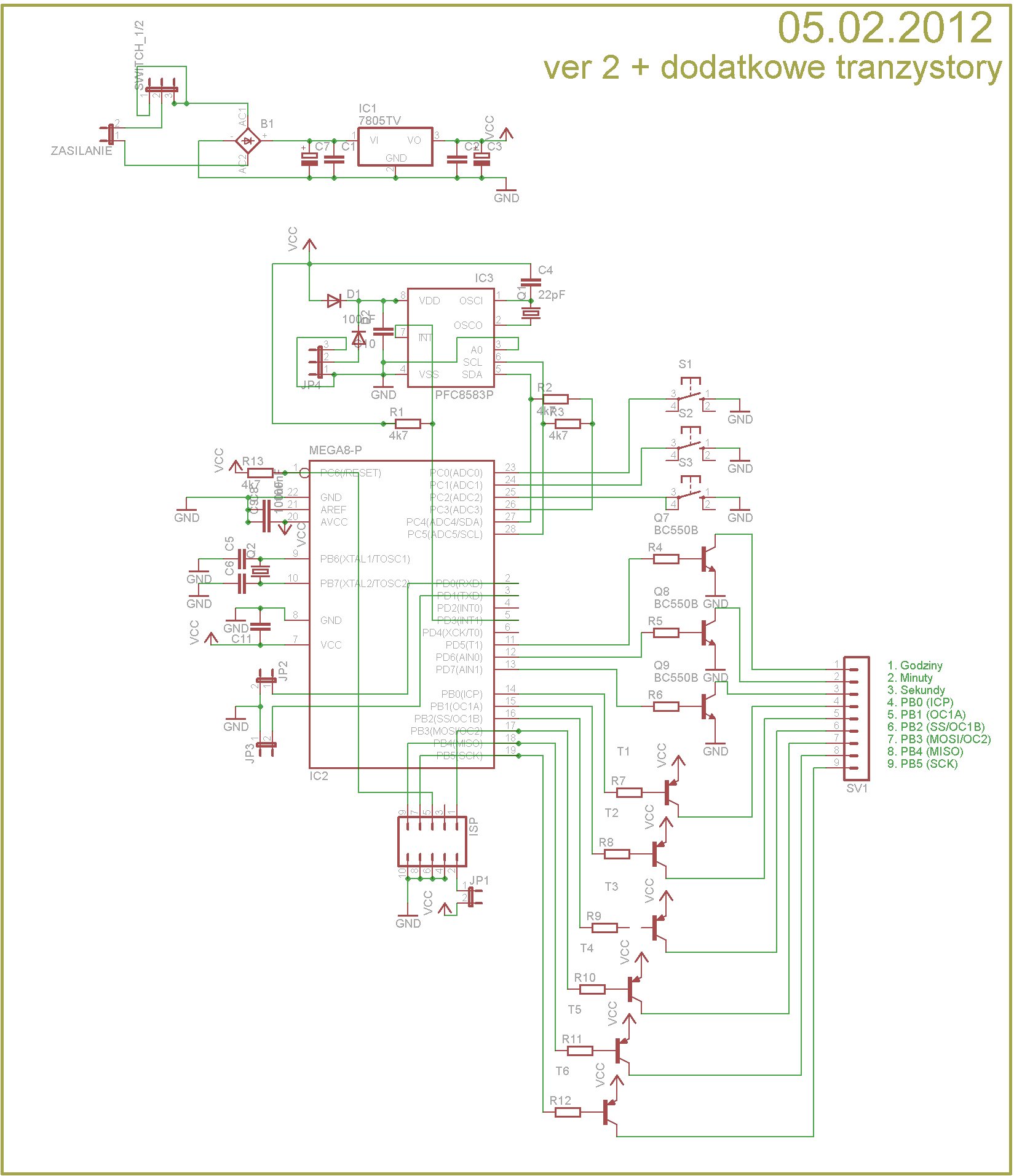 Универсальная схема для построения измерительных устройств мк atmega8 led 2х3