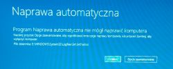 Bluescreen Inaccesible boot device po włączeniu opcji ErP w BIOS-ie