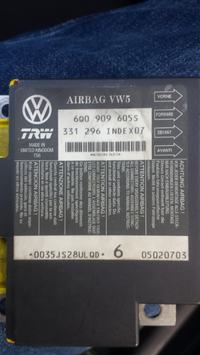 Seat Ibiza 6L - Wsad sterownika 6Q0 909 605S INDEX 07 Coding 22838