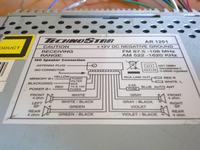 TECHNOSTAR - Podłączenie radia Technostar ar 1201