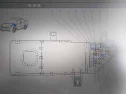 Vectra C 2002, 2.2 125km - Przepalanie bezpiecznika nr 12, poszukiwanie schematu