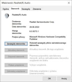 Nie działa dźwięk pod Windows 10 w laptopie ASUS ExpertBook