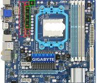 Jakie radiatorki do sekcji zasilania na płycie GA-MA785GT-UD3H? Co to R60?