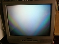 Panasonic TX-28CK1P - pofalowany obraz po bokach, diagnoza usterki