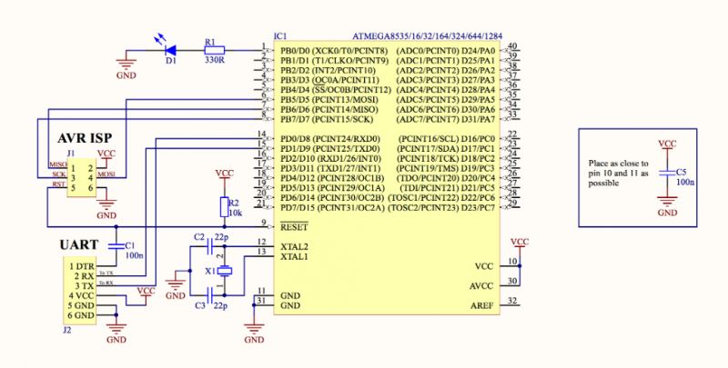 Jak podłączyć FT232 do Atmega32 do wgrywania bootloadera przez USBASP?