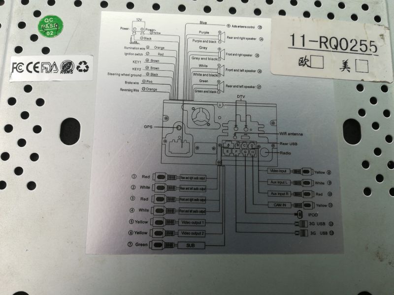Chińskie radio Pumpkin problem - Brak pomysłu na podlaczenie nie rozumiem schema