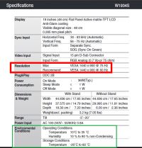 LG FLATRON W1934S - Czy podkręcanie odświeżania monitora czymś grozi??