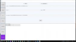 Screenshot of a software uploading tool for the TR6260 microprocessor with an error message.