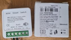 MINI Smart Switch and its packaging.