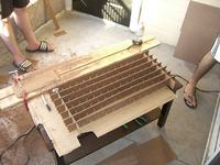 Stolik do kawy RGB LED z FFT