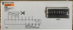 MERLIN GERIN multi 9 licznik kWh: Podłączenie z przekładnikami prądowymi - Instrukcja i pomoc