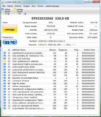 Seagate FreeAgent Go - Ilość realokowanych sektorów