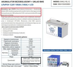 Ocena układu instalacji fotowoltaicznej off-grid: Panele 335W, Regulator MPPT, Akumulatory AGM