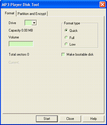 Szukam programu mp3 player disk tool