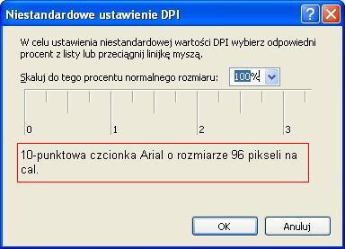 Windows XP - jak przywrócić normalne rozmiary ikon i tekstu?