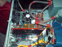 Wentylatory, radiatory, ulożenie przewodów.