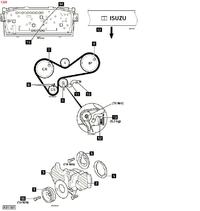 schemat rozrzadu opel monterey, 93r , 3.1 diesel