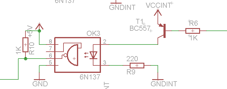 6n137 datasheet схема подключения