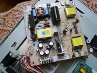 Monitor MyCom L710M - po burzy spalony scalak