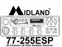 Midland 77 255OG CB Tranciever Manual