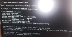 Polskie znaki w komunikatach DOS podczas uruchamiania systemu Ekran uruchamiania DOS z polskimi komunikatami i sterownikiem sieciowym Realtek