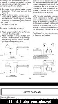 Ramsey RE 10000 - Connection of the Ramsey RE 10000 winch control