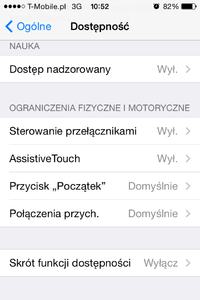 Brak możliwości wyłączenia sterowania głosowego w iPhone 4.