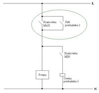 przekaźnik R-15 230V 50Hz nie podtrzymuje obwodu urządzenia