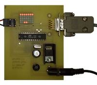 Gra Breakout na matrycy LED 7x5.