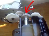 Lexmark serii Z (Z45), zębatka podajnika papieru [obrazek]