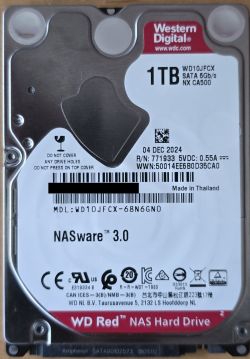 WD10JFCX-68N6GN0 1TB – niekompletne DANE, podejrzenie zerowania lub modyfikacji danych