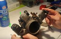 Opel Astra 1.6 16V - Czyszczenie przepustnicy w myjce ultradźwiękowej