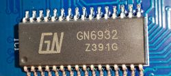 GN6932 integrated circuit on a circuit board.