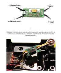 Jak poprawnie zamontować mini wzmacniacz mikrofonu w Uniden PRO 520 XL?