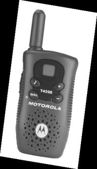 Motorola T4500 UHF FRS Porto Manual
