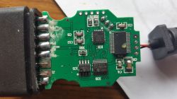 VCDS 12-12 - Zwarcie K1 K2 z masą, dioda świeci na czerwono, wymiana tranzystorów