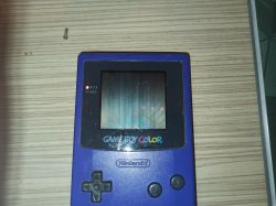 Nintendo game boy color kolorowe paski na ekranie Nintendo game boy color kolorowe paski na ekranie