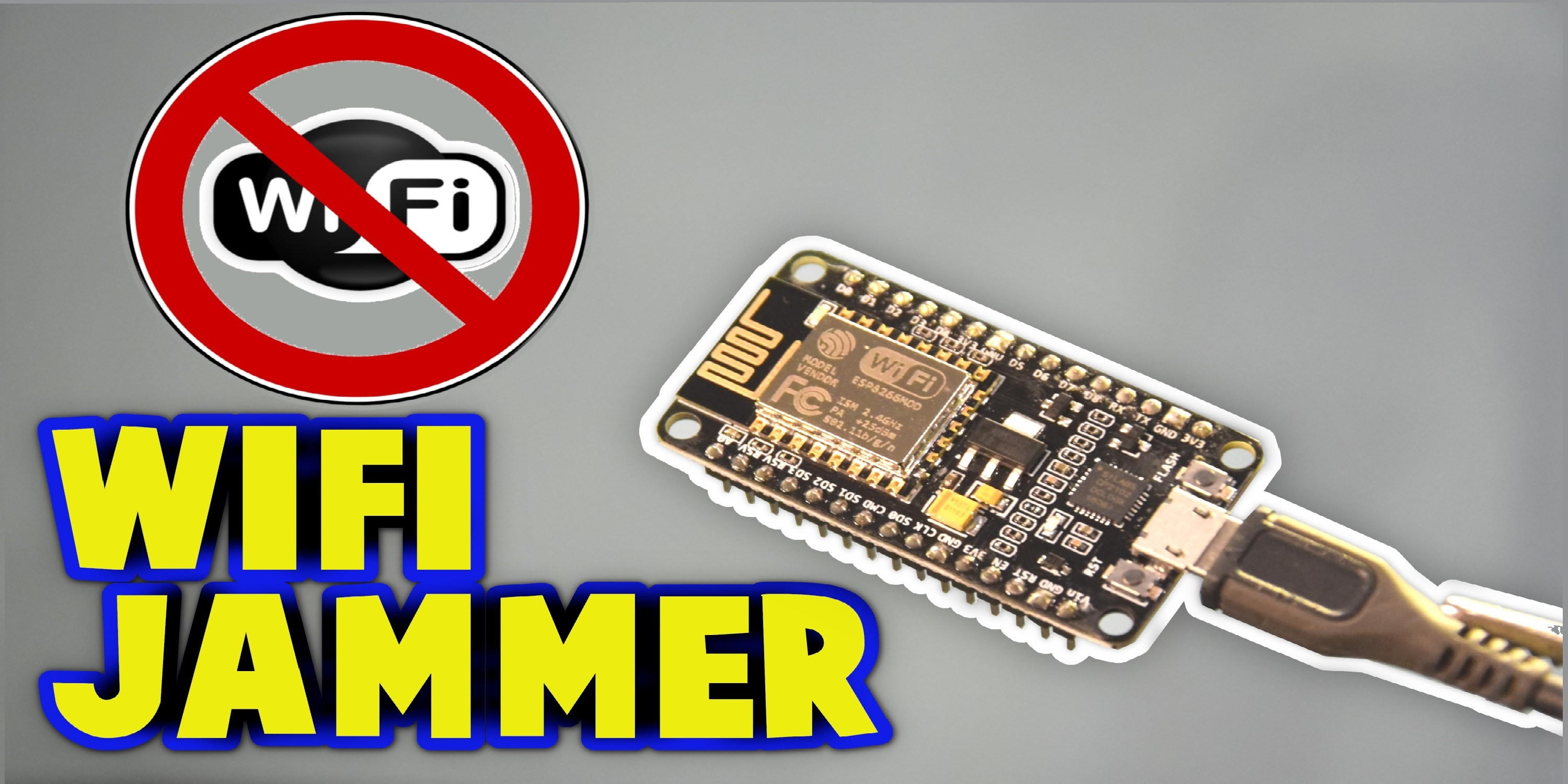 Wi-Fi Jammer ( deauthentication attack ) 