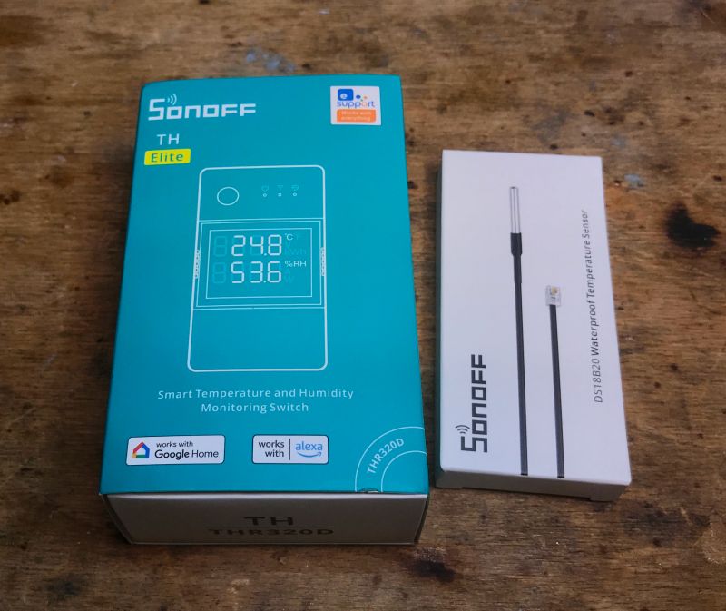 [ESP32] Termostat z wyświetlaczem i WiFi - Sonoff THR320D - aplikacja eWeLink