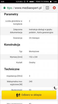 MITSUBISHI CARISMA Sony DSX-A10 wyłącza się gdy biorę głośniej muzykę