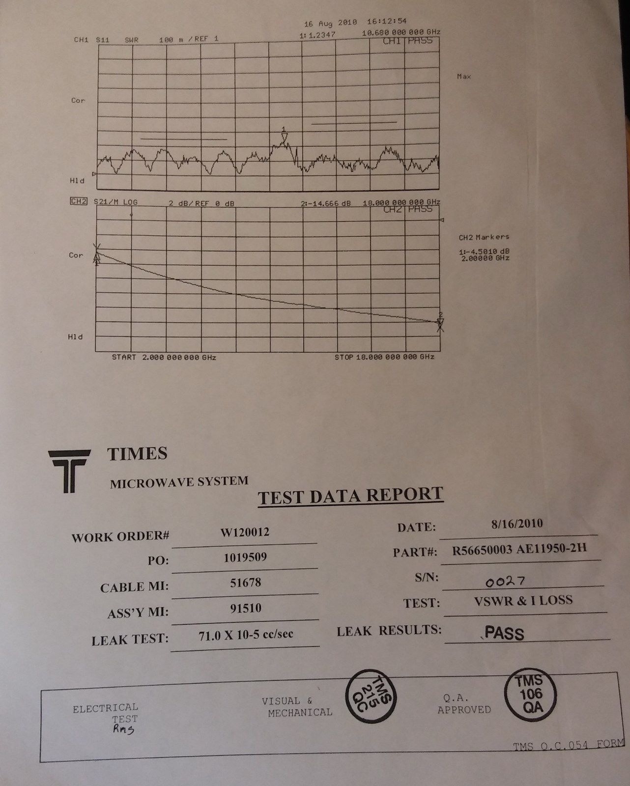 [Sprzedam] Kabel do 18GHz Times Microwave Systems Miltech 340 - 21m