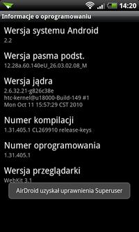 Jak zrootować HTC Desire Z i zmienić kernel do podkręcania CPU powyżej 800MHz?