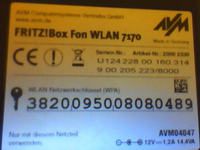 Fritz!Box Fon Wlan 7170 - Nie podnosi się po aktualizacji firmware przez web