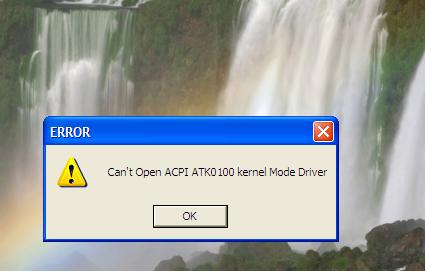 acpi atk0100 kernel mode driver asus windows 8