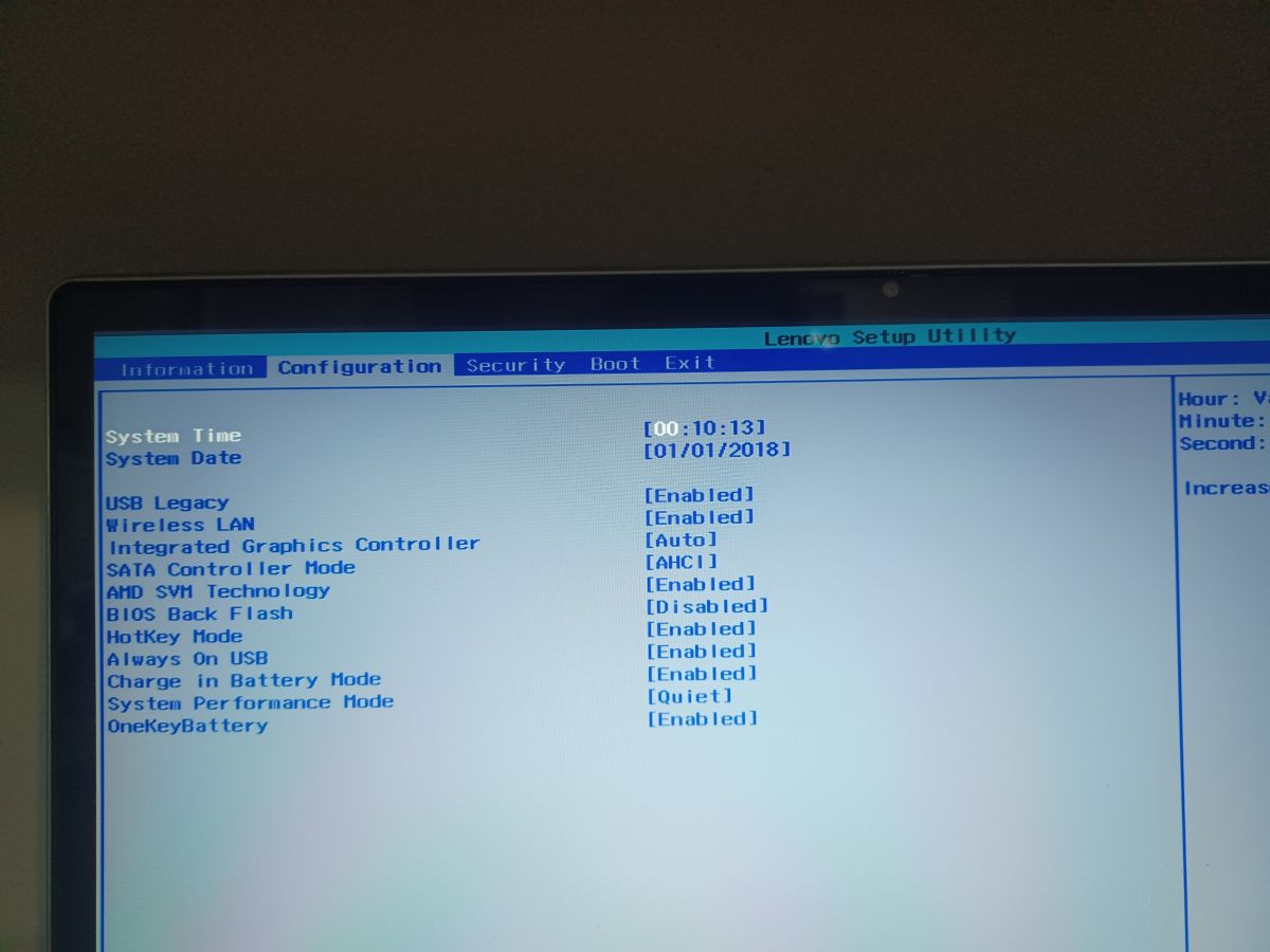 [Rozwiązano] Lenovo IdeaPadC340 dysk Hard disk w BIOS not detected