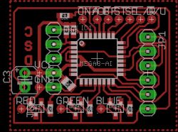 Przeróbka joysticka USB do konsoli NES/Pegasus + diody RGB