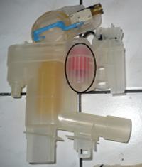 Zmywarka Siemens SE59490EU/12 - Nie działa sterowanie rozdziałem wody góra/dół