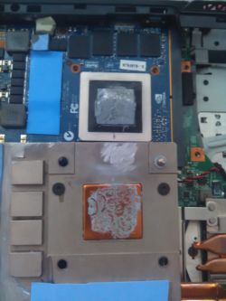 Test past termoprzewodzących AAB TG2 PK012 vs Arctic MX-2 w laptopie MSI GT 683