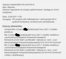 Trojan w pliku .iso zablokowane uprawnienia do usunięcia pliku